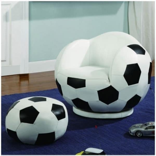 Soccer Chair & Ottoman