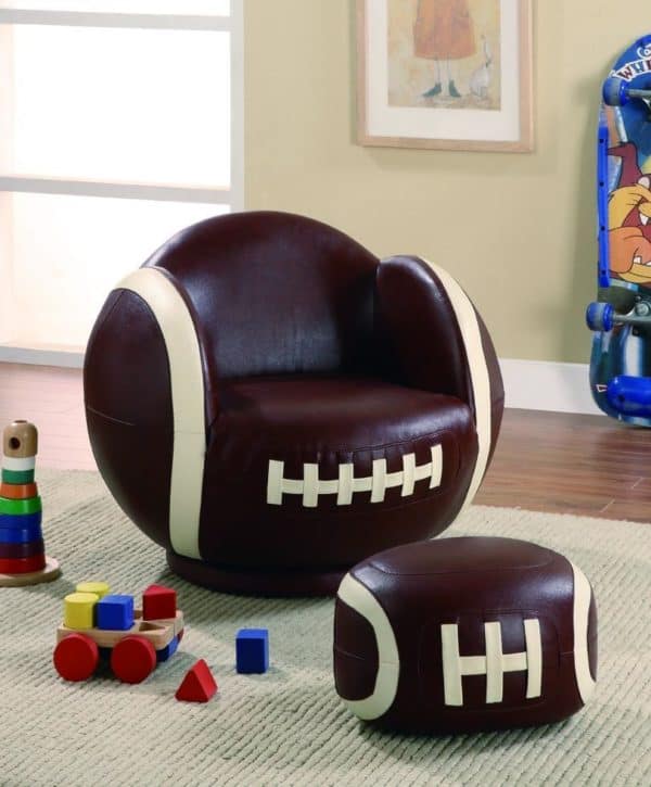 Football Chair & Ottoman