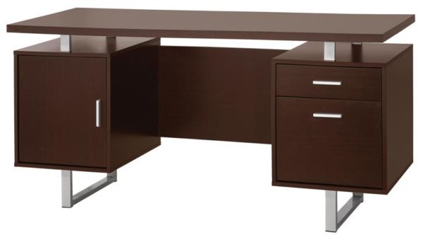 Glavan Contemporary Double Pedestal Office Desk