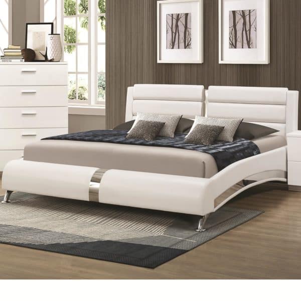 Felicity Queen Bed with Metallic Accents