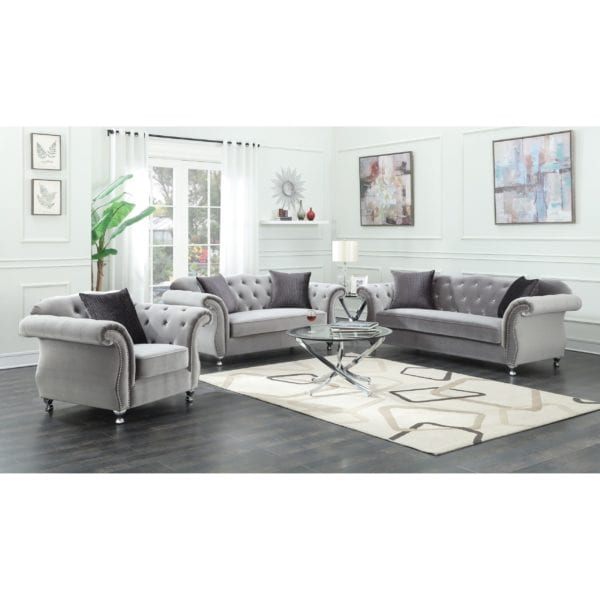 Frostine Stationary Sofa and Love Seat