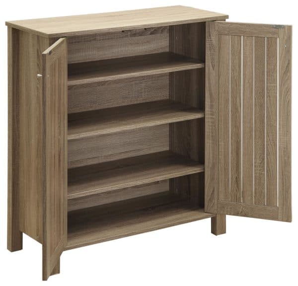 Weathered Gray Shoe Cabinet/ Accent Cabinet - Image 2
