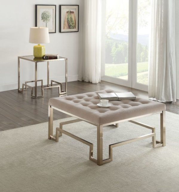 Damien Cocktail Ottoman & End Table