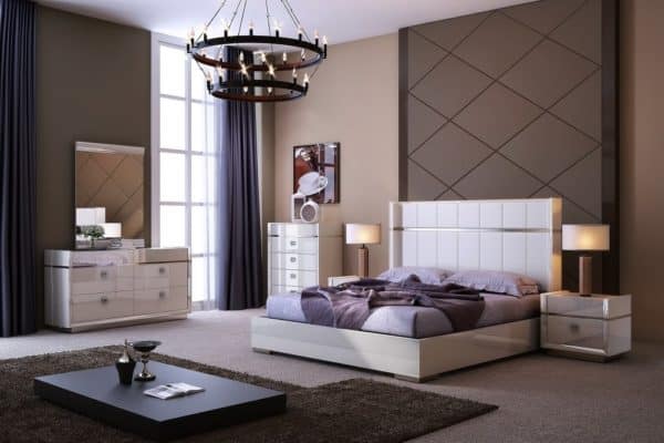 Paris Modern Queen Size Bedroom Set