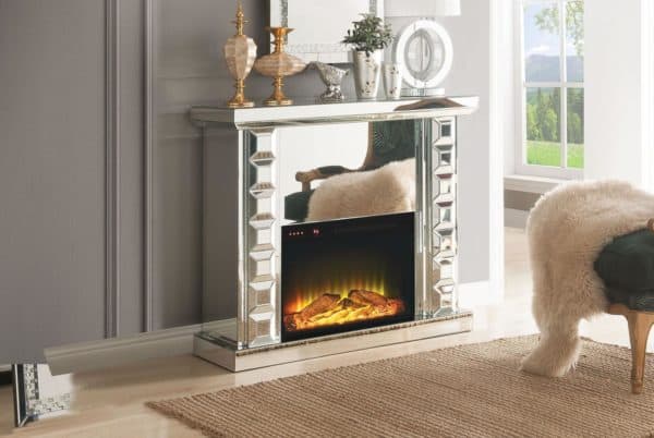 Dominic Mirrored Fireplace