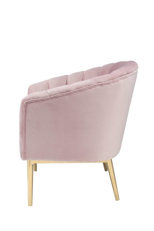 Colla Accent Chair in Pink - Image 4