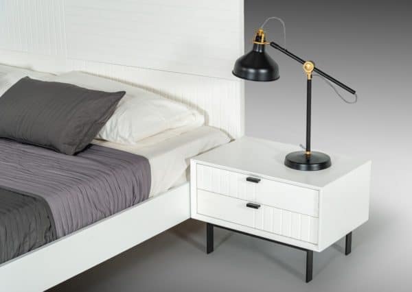 Nova Domus Valencia Contemporary Queen White Bedroom Set - Image 3