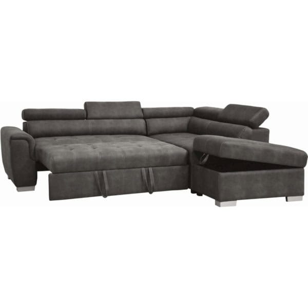 Thelma Sectional Sleeper with Storage Ottoman - Image 2