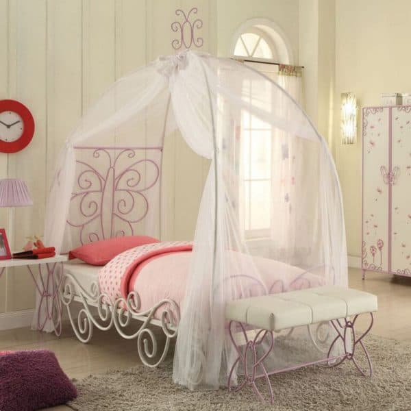 Priya II Canopy Twin Bed