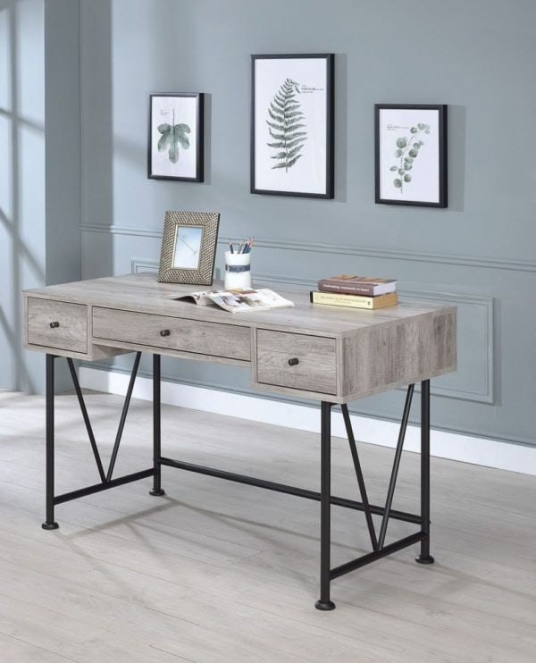 Guthrie Gray Driftwood Writing Desk