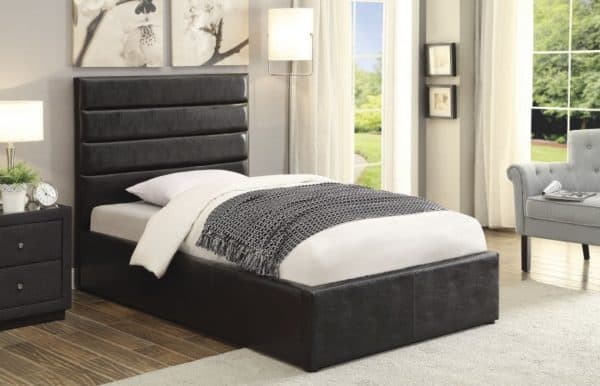 Riverbend Black Full Storage Platform Bed