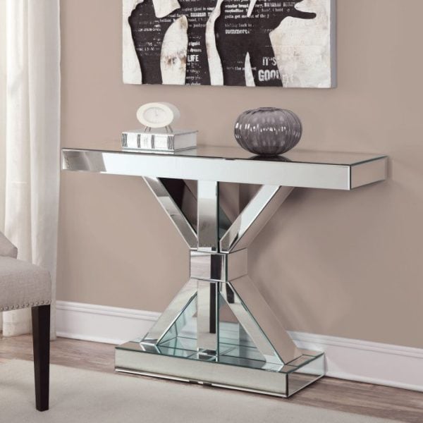 Mirrored Modern Console Table