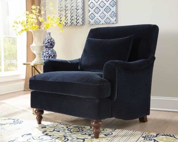 Midnight Blue Accent Chair