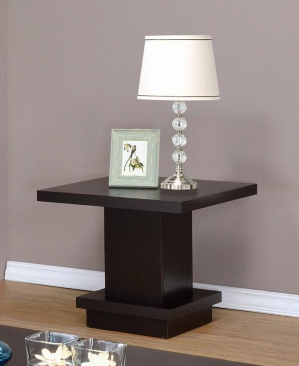 Pedestal Style End Table