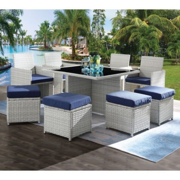 Paitalyi 9Pc Patio Set