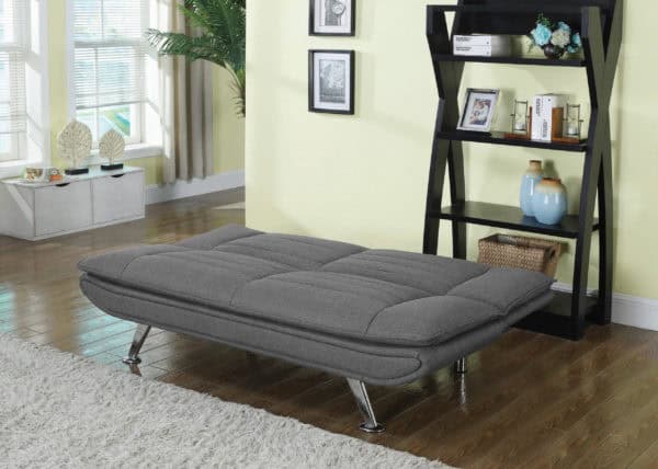 Julian Upholstered Sofa Bed With Pillow-Top Seating Grey - Image 2