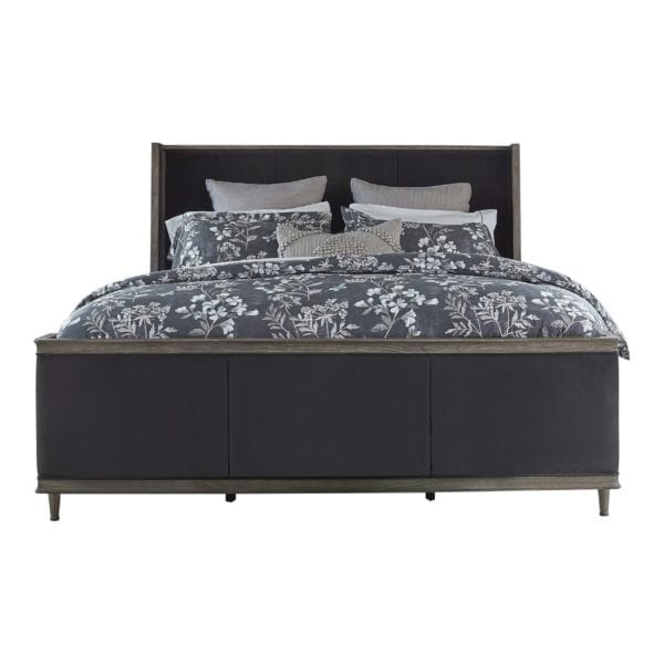 Alderwood Queen Upholstered Panel Bed - Image 2