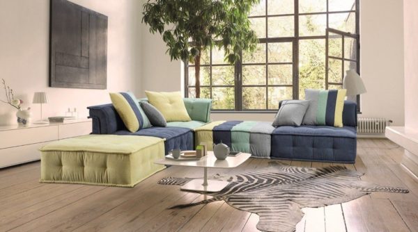 Divani Casa Dubai - The Second- Modern Modular Fabric Sectional Sofa - Image 5