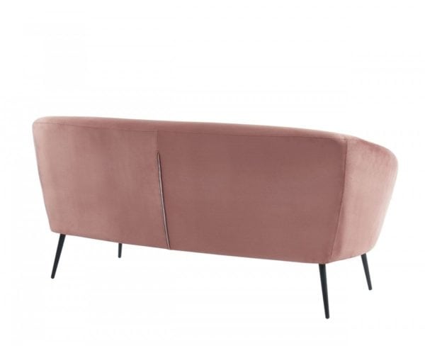 Divani Casa Koeing - Modern Coral Fabric Sofa - Image 4