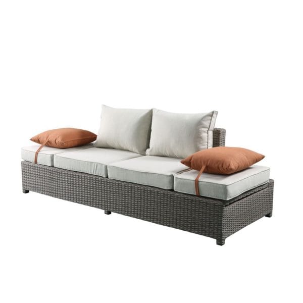 Salena Patio Sofa & Ottoman - Image 2