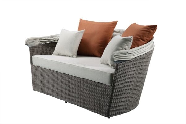 Glynn Patio Sofa & Ottoman - Image 3