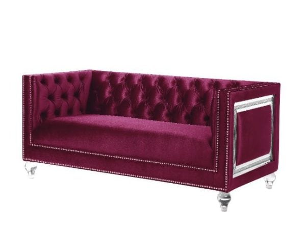 Heibero Purple Love Seat