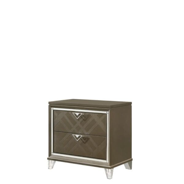 Skylar Dark Champagne Night Stand