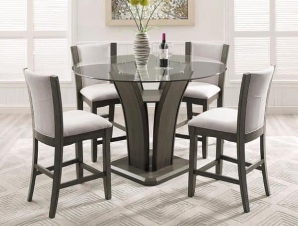 Camelia Grey Counter Height Dining Room Set