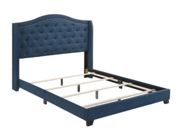 Sonoma Upholstered Blue Full Size Bed - Image 2