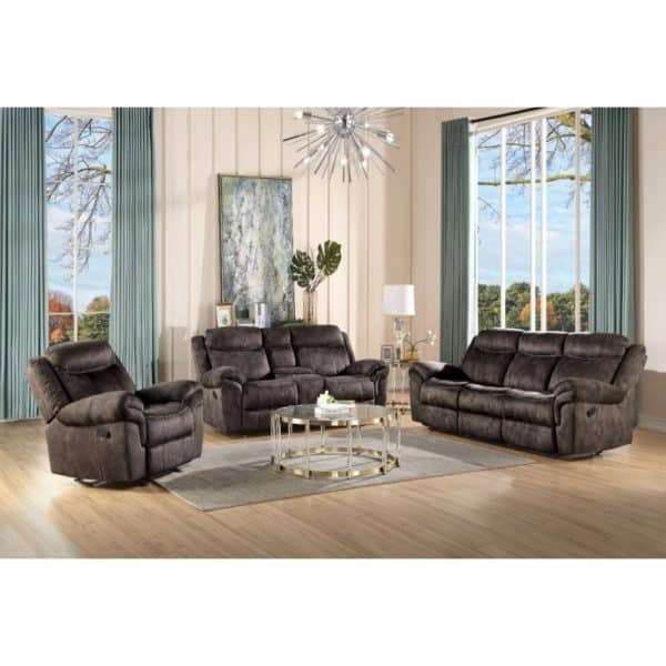 Zubaida Chocolate Living Room Set