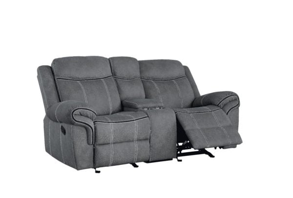 Zubaida Gray Loveseat - Image 3