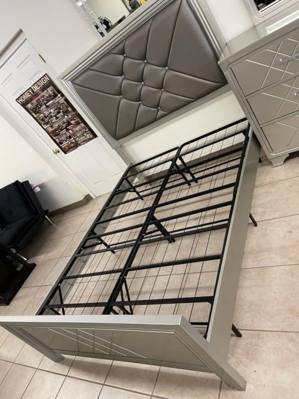 Twin Foldable Metal Platform Bed Frame - Image 2