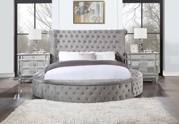 Gaiva Queen Round Storage Bed