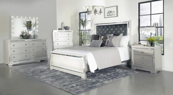 Eleanor Metalic Bedroom Set