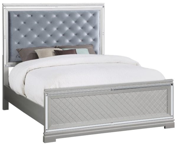 Eleanor King Size Upholstered Tufted Bed