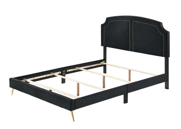 Zeena Black Queen Size Bed - Image 3