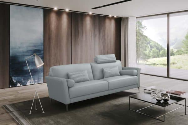 Tussio Watery Leather Italian Leather Sofa