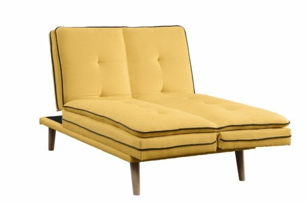 Savilla Yellow Linen Futon - Image 4