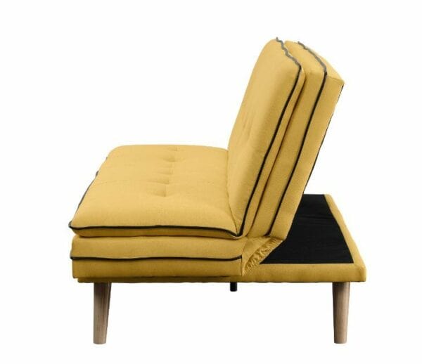 Savilla Yellow Linen Futon - Image 5