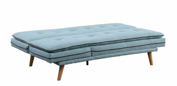 Savilla Blue Linen Futon - Image 5