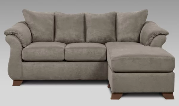 Sensations Grey Sofa Chaise