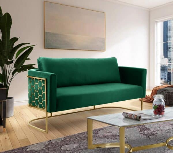 Casa Green Velvet Sofa