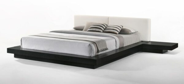 Modrest Tokyo - Queen Contemporary Black and White Platform Bed - Image 2