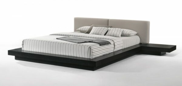 Modrest Tokyo - King Contemporary Black and Grey Platform Bed - Image 2