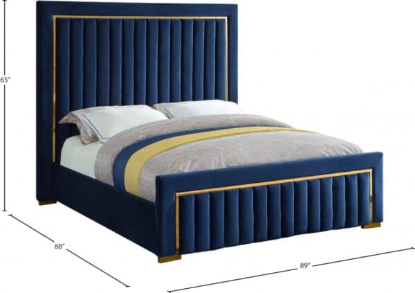 Dolce Velvet King Bed - Image 2