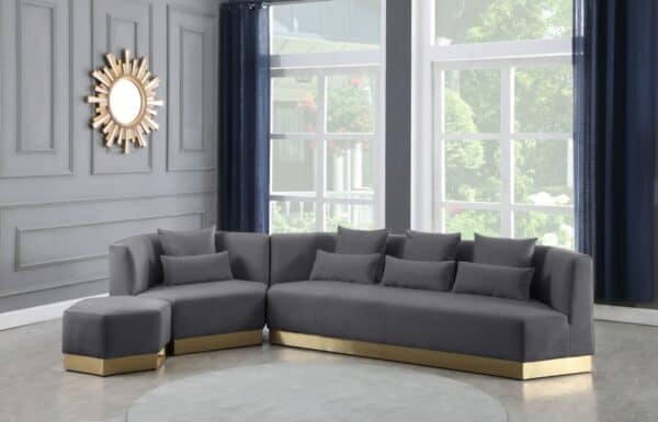 Marquis Grey Velvet Collection - Image 2