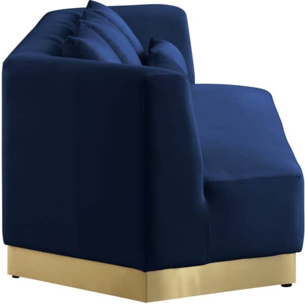 Marquis Navy Blue Velvet Sofa - Image 2