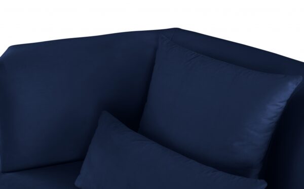 Marquis Navy Blue Velvet Sofa - Image 4