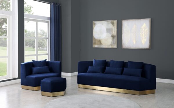 Marquis Navy Blue Velvet Collection