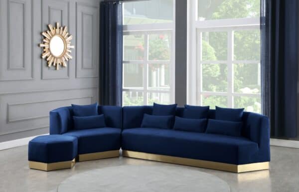 Marquis Navy Blue Velvet Collection - Image 2